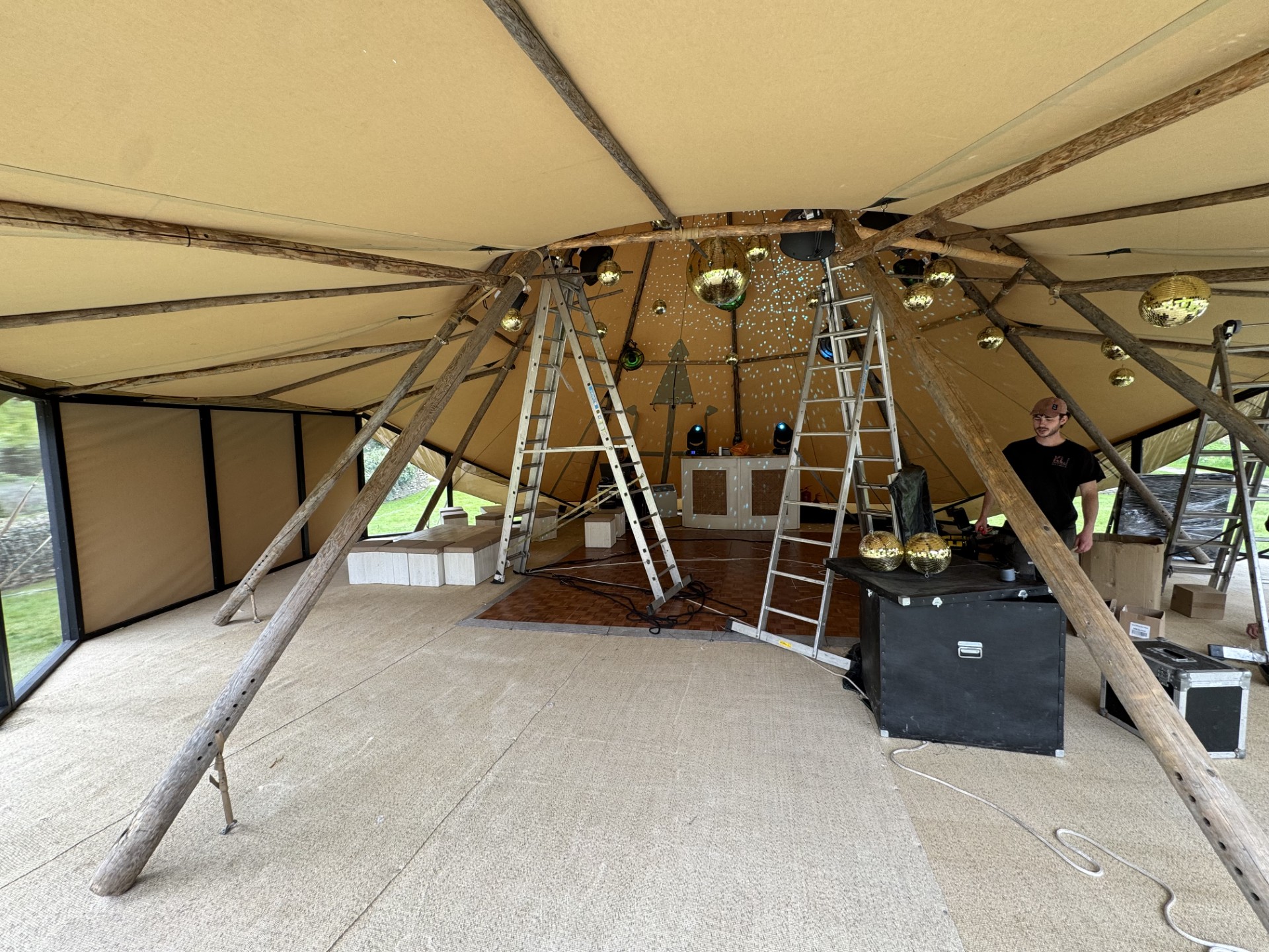 Tipi de réception - Décoration intérieur